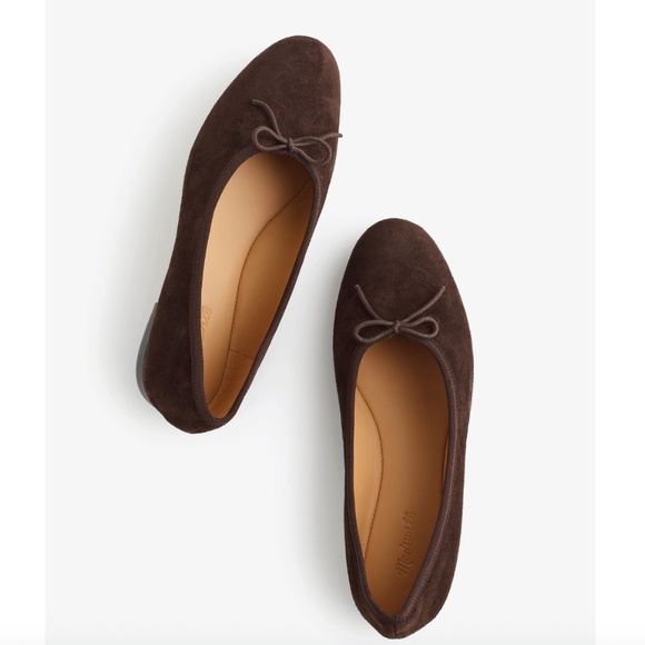 Madewell Shoes - [NWOT] Madewell The April Ballet Flat in Dark Carob Size 7